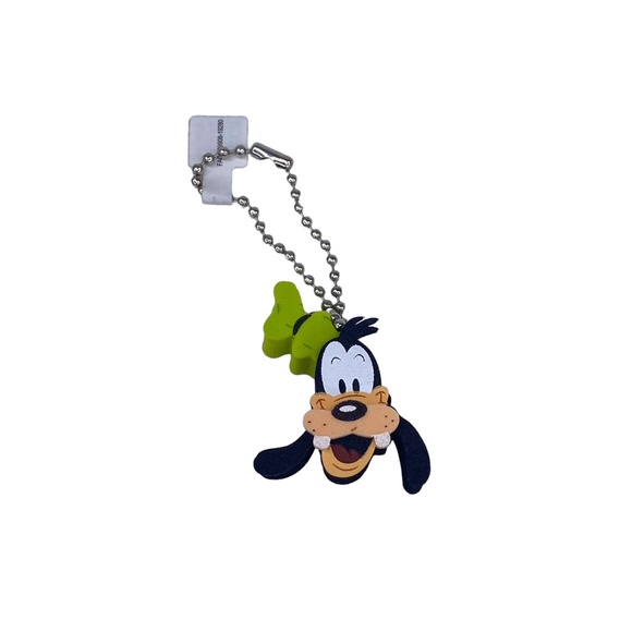 Disney Parks "Park Life" 3D Foam Keychain Beaded Chain - Goofy - Picture 1 of 2